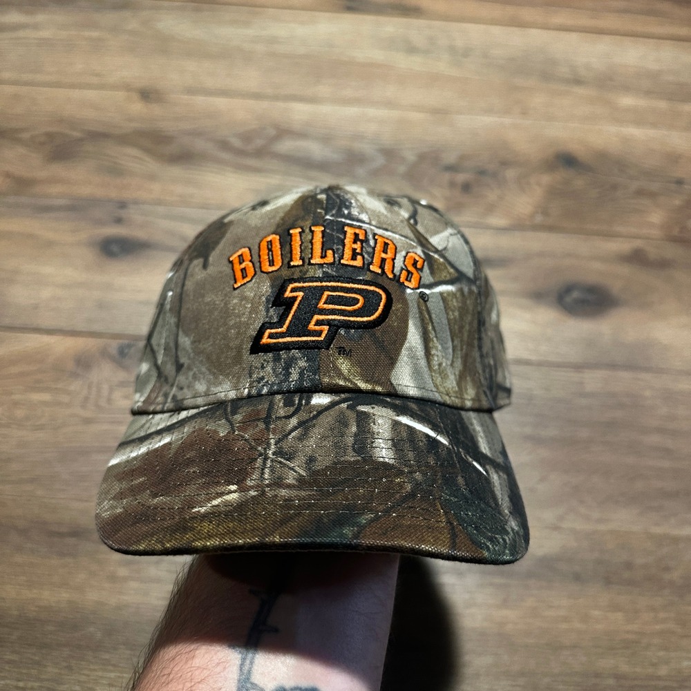 NCAA Purdue Boilermakers Camo Hat Mens OSFM